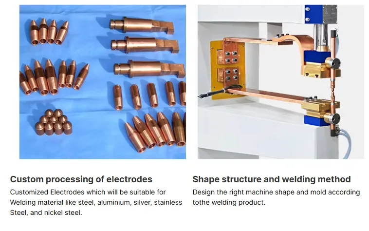 Hwashi 2025 Baru AC Pulse Spot Welder Pneumatic Spot Welding Machine untuk Semua Jenis Hardware 2