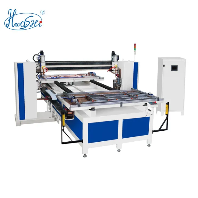 Hwashi Security Stainless Sheet Door Door Multi-Point Otomatis Tipe Seluler Mesin pengelasan spot, las logam lembaran 0