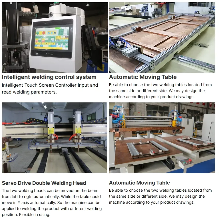 Hwashi Multi - Point Automatic Mobile Spot Welder untuk Piring Pintu Lembar Karet 1