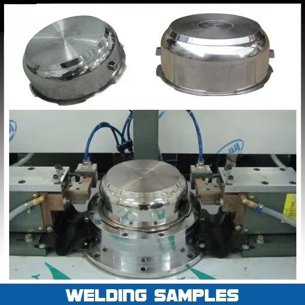 Hwashi Aluminium Sauce Pan Handle Spot Welding Machine 2