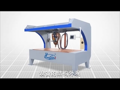 Hwashi Stiffener Sheet Metal Welder Mesin Pengelasan Spot Pengelasan Otomatis 2500KG